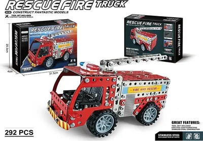 Image de Kit métal Camion de pompiers 292 pièces