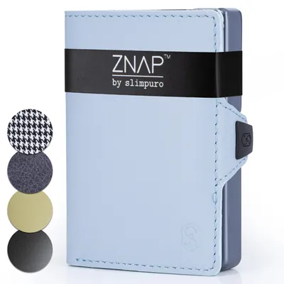 Image de Slimpuro Porte Carte Airtag Apple, Portefeuille Homme Cuir avec Blocage RFID, Porte Carte Bancaire Sécurisé avec Compartiment, Etui Anti RFID, Portefeuilles et Porte-cartes, Porte Monnaie Homme Femme