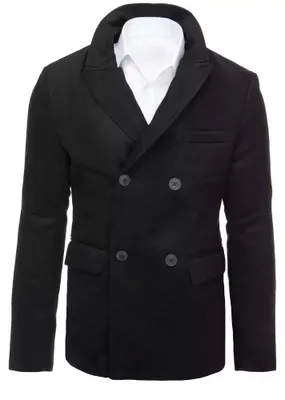 Immagine prodotto di Dstreet Cappotto doppiopetto da uomo Ryedure nero XL