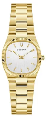 Produktbild von Bulova Damenuhr Super Seville Edelstahl Gold-Silber 25mm Saphirglas TV-Design