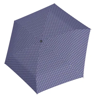 Produktbild von doppler Taschenregenschirm Regenschirm Carbonsteel Mini Slim Minimal Blue dunkelblau