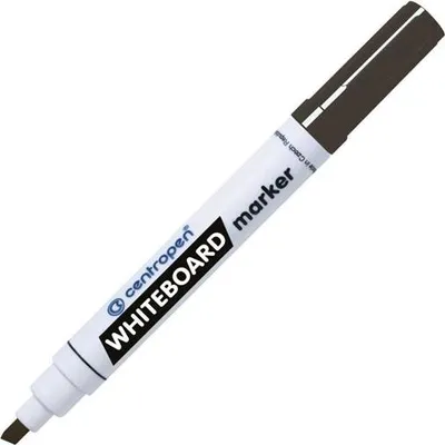 Zdjęcie produktu dla Marker do białych tablic Centropen 8569 - ścięta końcówka, czarny