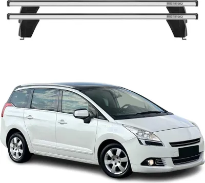 Produktbild von Menabo Dachträger Grundträger für Peugeot 5008 2009-2016 Querträger ABE Alu Grau