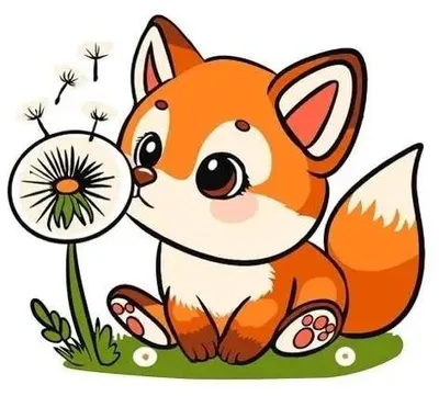 Produktbild von Malen nach Zahlen – Fuchs, 25 x 25 cm – Qbee