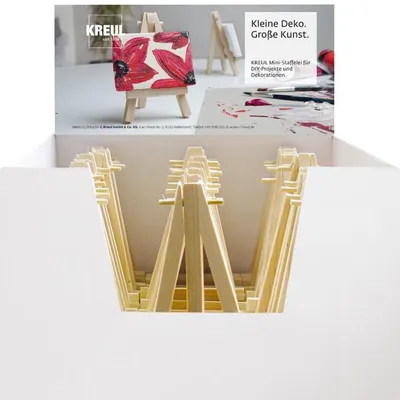 Produktbild von KREUL Mini-Staffeleien für Thekendisplay Inhalt 36 St.
