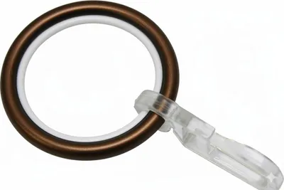 Productafbeelding van Gardinia gordijnringen met glijende inzetstukken, geschikt voor 20 mm, 20 mm en 4 mm gordijnstangen