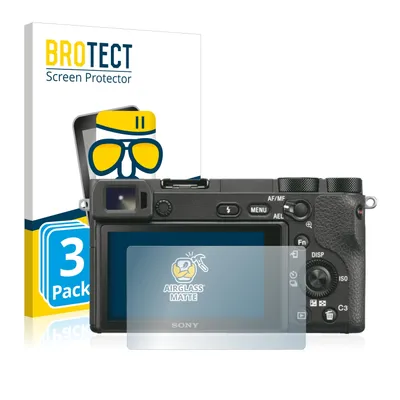 Produktbild von 3x BROTECT Entspiegelungs Schutzglas für Sony Alpha 6500 Schutzfolie Panzer Folie Glas Display Schutz matt