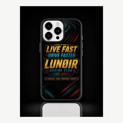 Produktbild von iPhone 16 Pro Hülle Handyhülle Schutzhülle Case mit Motorsport Motiv – LUNØIR ©