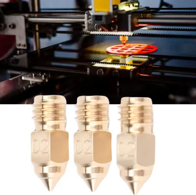 Obrázek produktu pro 3ks mosazné trysky vhodné pro 3D tiskárnu Ender 5 Max 0,2mm Hotend Sada trysek pro topné bloky Přesný tisk při vysoké teplotě Odolný proti opotřebení Rychlý tisk