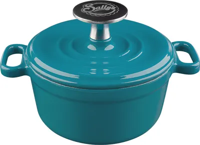 Produktbild von Sallys Gusseisen - Serviertopf - Ø 14 cm - Petrol