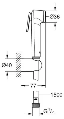 Produktbild von GROHE Tempesta-F Trigger Spray 30, 1 Stück(e)