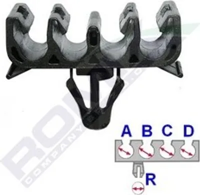 Produktbild von ROMIX Clip C60557 6.5 (х4)mm