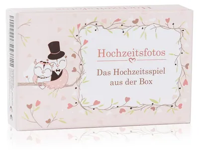 Produktbild von Hochzeitsbilder Fotospiel 55 Foto-Aufgaben Taschenformat