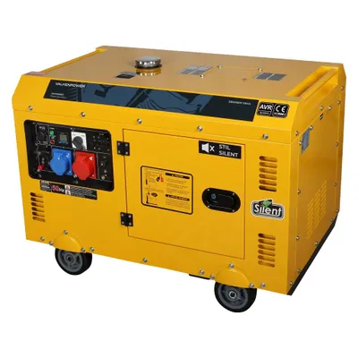 Produktbild von Dieselgenerator 8000W 230V 400V ATS AVR Schalldämmung Generator Stromgenerator