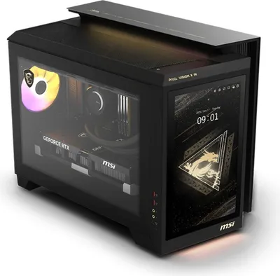 Zdjęcie produktu dla MSI MEG Vision X AI 2NVV7-004EU Ultra 7 265K 32GB DDR5 SSD2TB GeForce RTX 5080 16GB VENTUS 3X BE200 WiFi 7+BT Win11 Black
