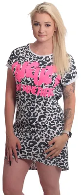 Produktbild von Yakuza Damen PNX Urban T-Shirt Kleid, Weiß//Gau, XS