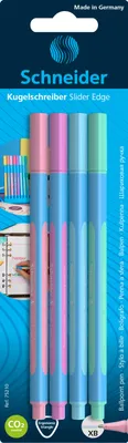 Immagine prodotto di Schneider Slider Edge Pen, Xb, 4 Pz. Pastello, Blister