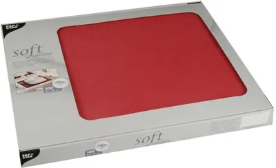 Produktbild von Papstar Tischsets rot 30 cm x 40 cm 100 Stück