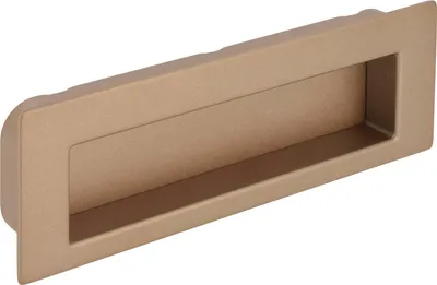 Produktbild von Siro Muschelgriff Nicola B 112 - Zinkdruckguss champagner - Einlassmaß 106,5x31mm - Griffmulde für Möbel und Schubladen