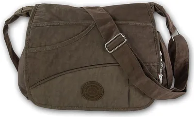 Zdjęcie produktu dla Torba Street nylonowa torebka damska brązowa 32x20x13 OTJ214N