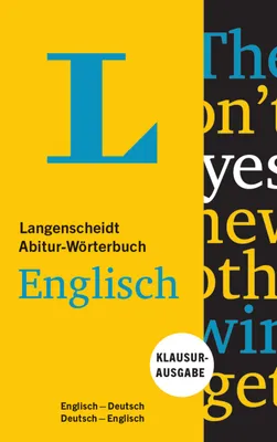 Produktbild von Langenscheidt Abitur-Wörterbuch Englisch  - Buch und App