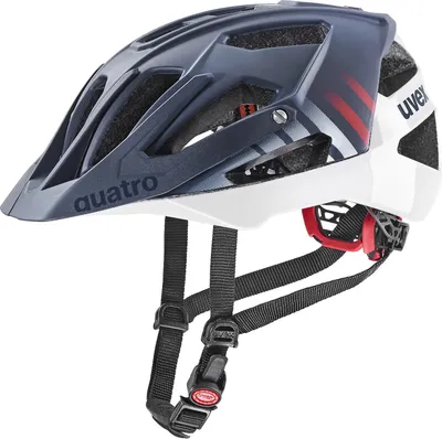 Produktbild von Uvex Quatro CC Helm dark universe blau-weiß größe 52-57 cm S41.0.026.0215