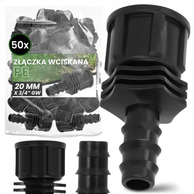 Obrázek produktu pro TRCR Tlaková spojka PE 20mm x 3/4'' GZ pro zavlažování