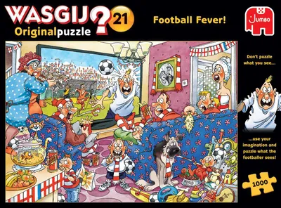 Produktbild von Wasgij Original 21 Football Fever! 1000 Teile Puzzle