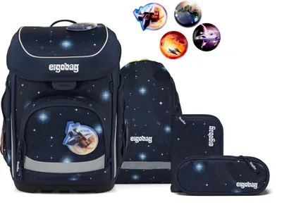 Produktbild von ergobag Schulranzen-Set cubo KoBärnikus