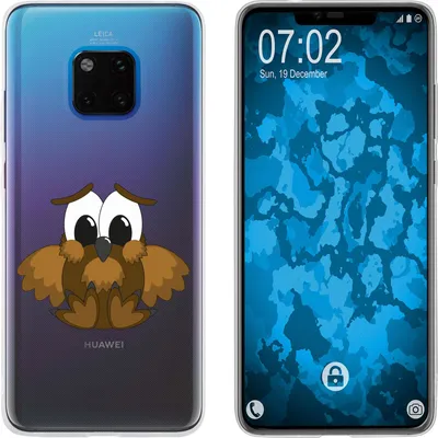 Produktbild von PhoneNatic Case kompatibel mit Huawei Mate 20 Pro Silikon-Hülle Cutiemals M9