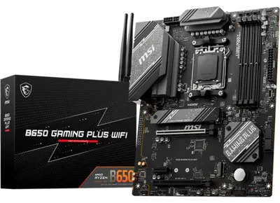 Produktbild von MSI 7E26-001R B650 GAMING PLUS WIFI Motherboard AMD B650 Buchse AM5 ATX