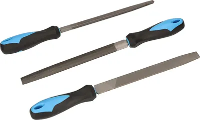 Produktbild von KOTARBAU® Metallfeilen-Set 3-tlg. 30cm Professioneller Schlossersatz