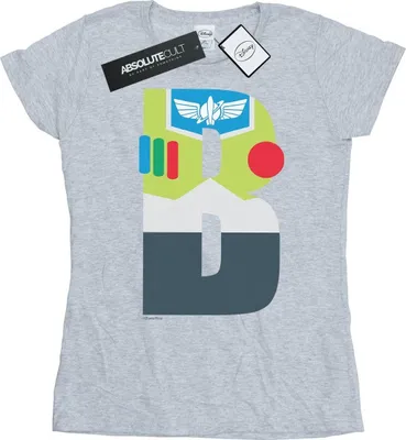 Produktbild von Disney - "Alphabet B Is For Lightyear" T-Shirt für Damen BI44286 (L) (Grau)