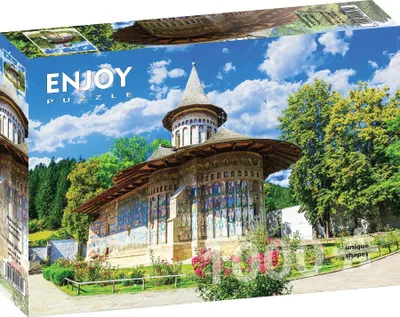 Zdjęcie produktu dla Puzzle 1000 elementów Enjoy – Klasztor w Woroneżu, Suceava