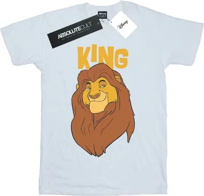 Produktbild von Disney - "The Lion King Mufasa King" T-Shirt für Herren BI32664 (XXL) (Weiß)
