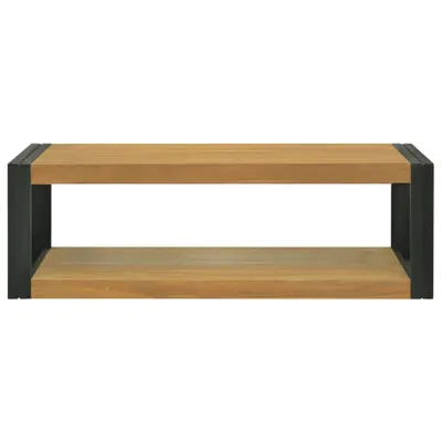 Zdjęcie produktu dla vidaXL Ścienna półka łazienkowa 110x45x35 cm z litego drewna tekowego