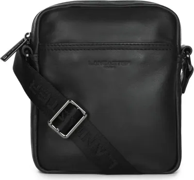Image de Lancaster Sacoche cuir Homme SOFT VINTAGE Noir