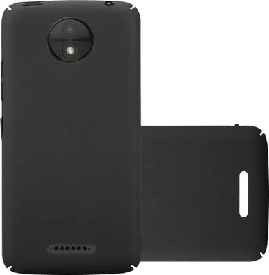 Produktbild von Cadorabo Schutzhülle für Motorola MOTO C PLUS Hülle in Schwarz Etui Hard Case Handyhülle Cover
