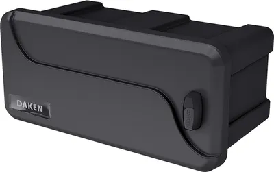 Produktbild von DAKEN Werkzeugkasten Blackit 82201 Staukasten 23L 550x250x295mm LKW Anhänger Staubox mit Schloss 20kg