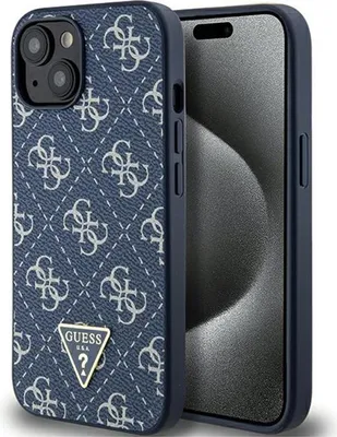 Immagine prodotto di Guess Guhcp15Mpg4Gpb Iphone 15 Plus / 14 Plus 6.7 Niebieski/Blu Custodia rigida 4G Triangolo Logo Metallo