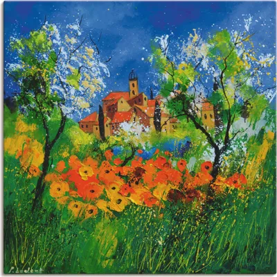 Produktbild von ARTland Leinwandbild Provence Größe: 50x50 cm