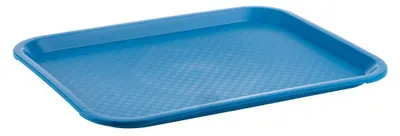 Produktbild von APS 539 Tablett FAST FOOD, 6er-Set, Polypropylen, 35 x 27 cm,  Germany, blau