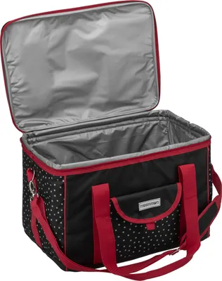 Produktbild von Riesige Kühltasche Picknicktasche XL schwarz weiß - Snövit - Snövit