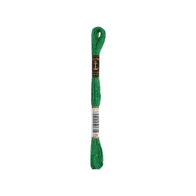 Image de Anchor Sticktwist 4635000-00228 vert Fil à broder, 100 % coton