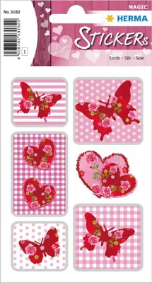 Immagine prodotto di Herma MAGIC Adesivi Cuore di rosa seta