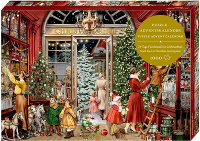 Productafbeelding van Puzzle-Adventskalender - Nostalgischer Weihnachtsladen