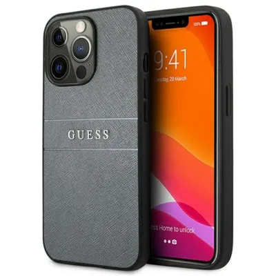 Immagine prodotto di Guess Guhcp13Lpsasbgr Iphone 13 Pro / 136,1 Szary/Grey Saffiano Strap