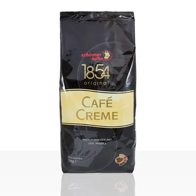 Image de Schirmer Kaffee 745588 Schirmer Kaffee Café Creme Kaffeebohnen Arabicabohnen mild 1,0 kg