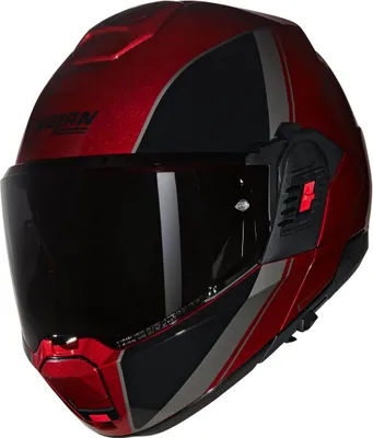 Produktbild von Nolan N120-1 Verniciatura Speciale N-Com Klapphelm, rot/schwarz, XL (62)