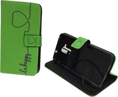 Produktbild von Handyhülle Tasche für Handy Huawei Honor 5c Be Happy Grün